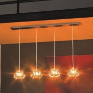 Подвесной светильник Vistosi Diamante SP 4 ALO TO NI Подвесной светильник Vistosi Diamante SP 4 ALO TO NI