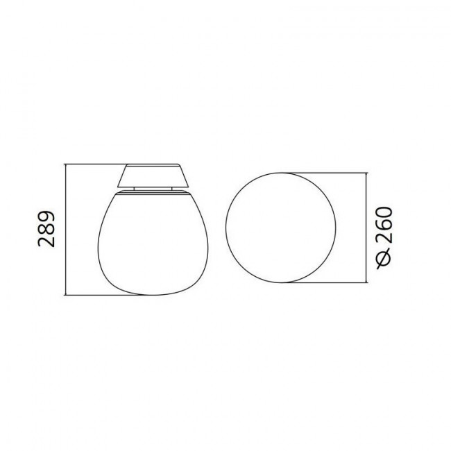 Настенно-потолочный светильник Artemide Empatia 26 1818010A