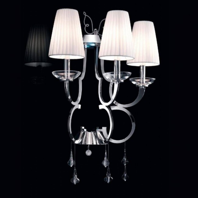 Бра Beby Prestige 0180A01 Chrome 024 Half Cut Plaque Бра Beby Prestige 0180A01 Chrome 024 Half Cut Plaque