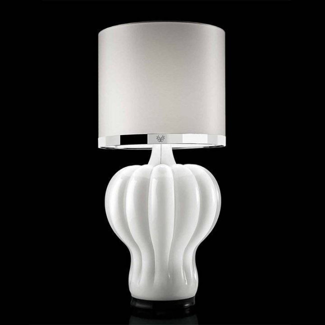 Настольная лампа Beby Diamond 0170L01 Chrome White Charmante White Pearled Настольная лампа Beby Diamond 0170L01 Chrome White Charmante White Pearled