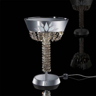 Настольная лампа Beby Velvet 0150L01 Chrome Swarovski Almond Настольная лампа Beby Velvet 0150L01 Chrome Swarovski Almond