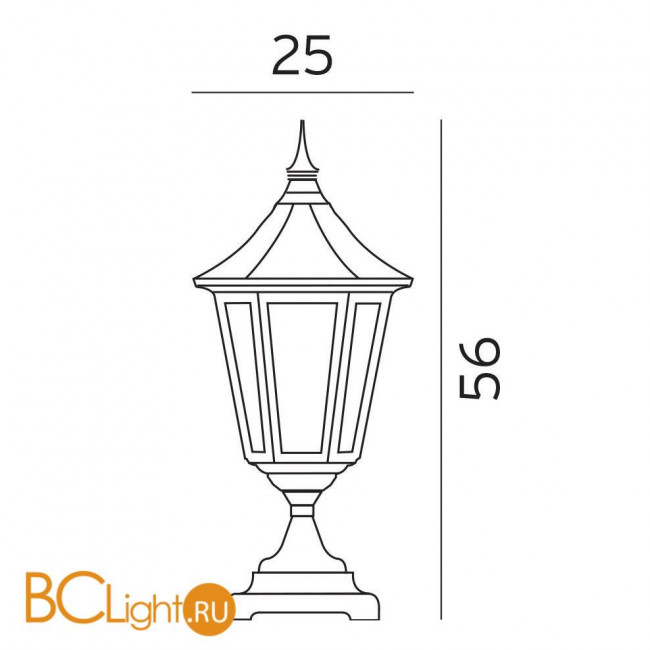 Садово-парковый фонарь Norlys Modena 300B