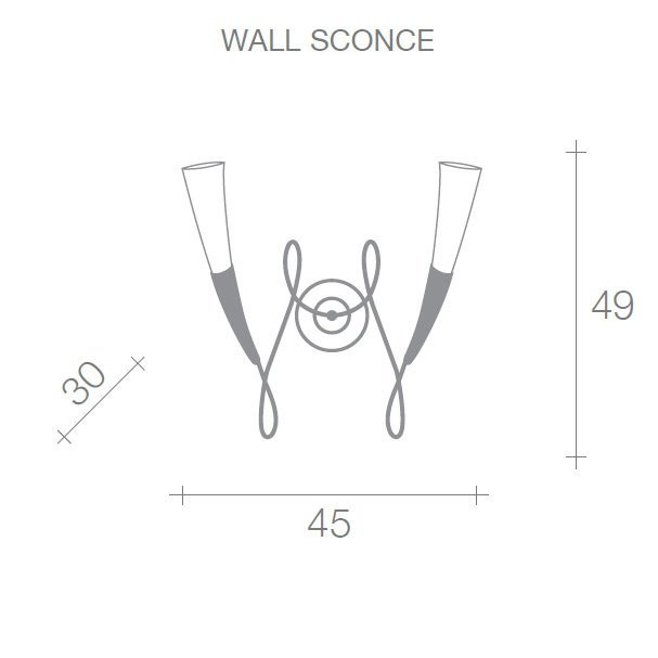 Бра Terzani Virgins A31A F1 B4