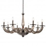 Люстра Euroluce Olympia L8 nickel Fume Люстра Euroluce Olympia L8 nickel Fume