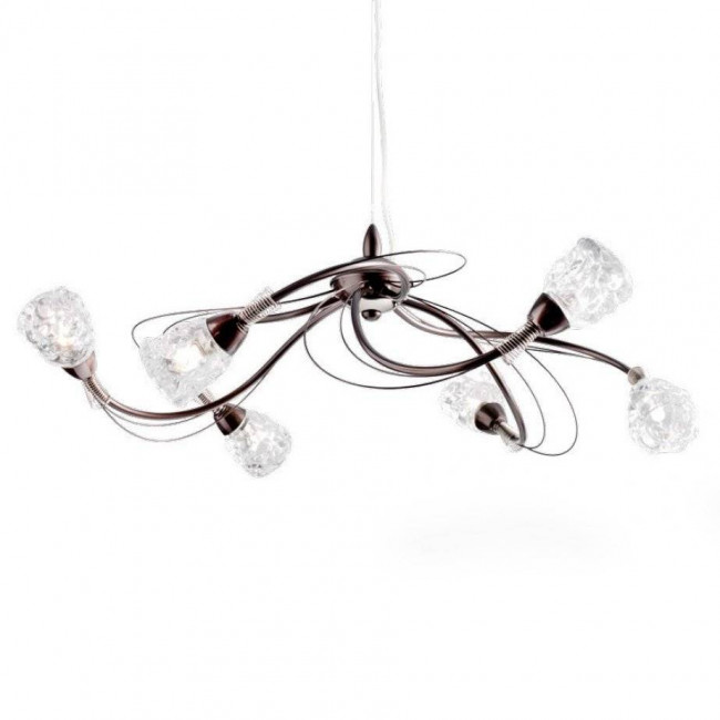 Люстра Masca Luna 1865/6 Moka nichel / Glass 576 Люстра Masca Luna 1865/6 Moka nichel / Glass 576