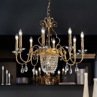 Люстра Masiero Elegantia 8+1 G03-G05 Swarovski elements