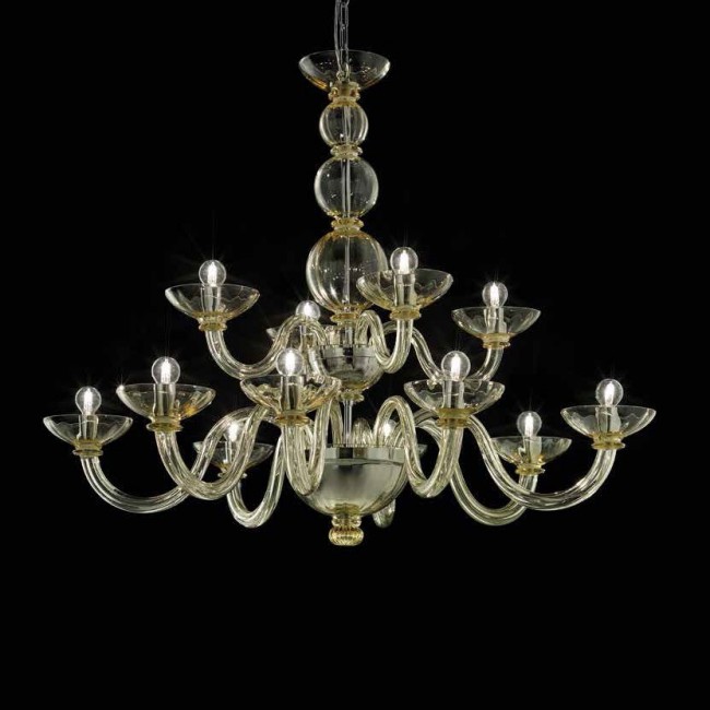 Люстра Sylcom Candiano 1532/8+4 K TOP