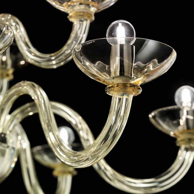 Люстра Sylcom Candiano 1532/8+4 K TOP