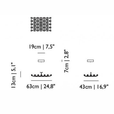 Подвесной светильник MOOOI Space frame S MOLSF--S--CA Подвесной светильник MOOOI Space frame S MOLSF--S--CA