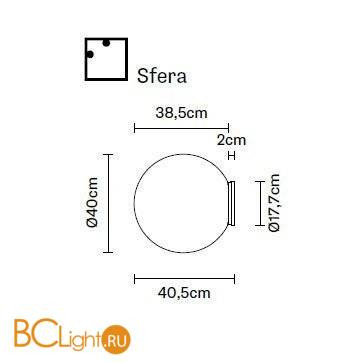 Настенно-потолочный светильник Fabbian Lumi F07 G49 01 Настенно-потолочный светильник Fabbian Lumi F07 G49 01