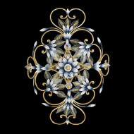 Настенный светильник Lucienne Monique Fiori Primaverili 1175·8