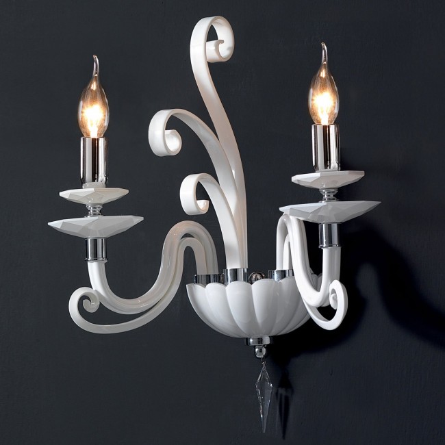 Бра Euroluce Alicante A2 silver White