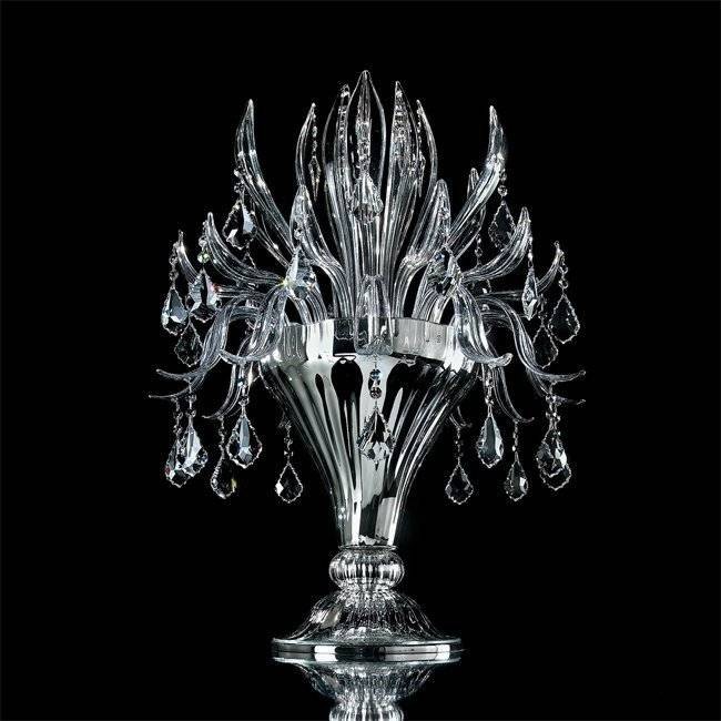 Настольная лампа Beby Garden Party 7810L02 Chrome Silver Cortina Swarovski Plaque Настольная лампа Beby Garden Party 7810L02 Chrome Silver Cortina Swarovski Plaque