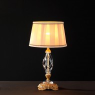 Настольная лампа Euroluce Alicante Satin LP1 Gold Настольная лампа Euroluce Alicante Satin LP1 Gold
