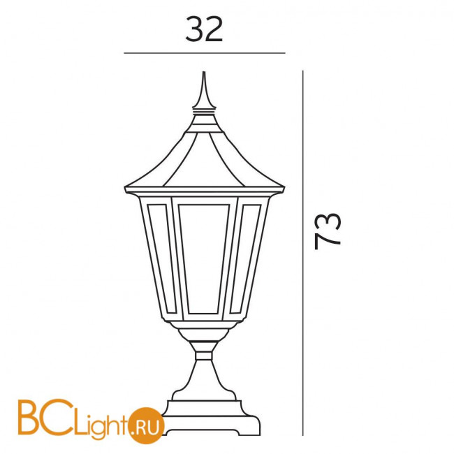 Садово-парковый фонарь Norlys Modena 384B