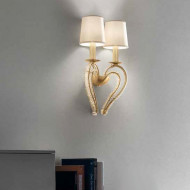 Бра Masiero Cristalis A2 V99 SAT/13/ECRU CUT CRYSTAL Бра Masiero Cristalis A2 V99 SAT/13/ECRU CUT CRYSTAL