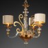 Люстра Euroluce Perseo L3 Gold Amber Shade Люстра Euroluce Perseo L3 Gold Amber Shade