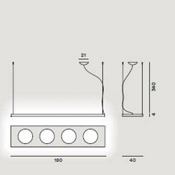 Подвесной светильник Foscarini Dolmen 280007-73