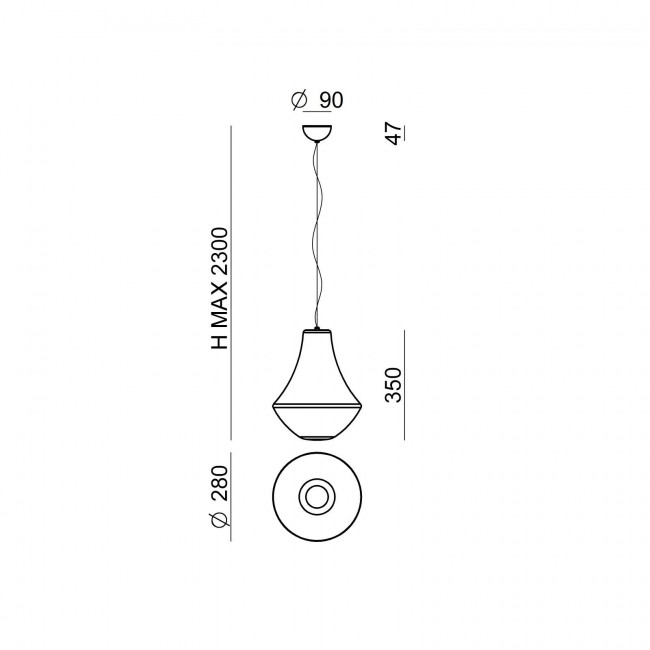 Подвесной светильник Linea Light Monarque 8023 Подвесной светильник Linea Light Monarque 8023
