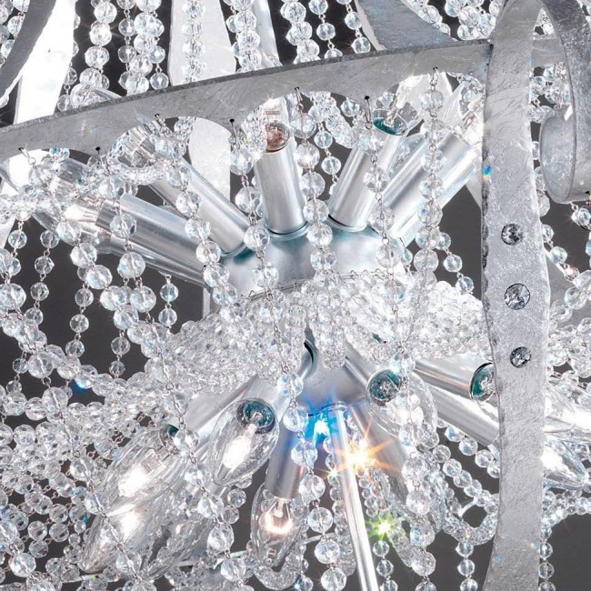 Подвесной светильник Masca Gotica 1846/20 Argento frise Подвесной светильник Masca Gotica 1846/20 Argento frise