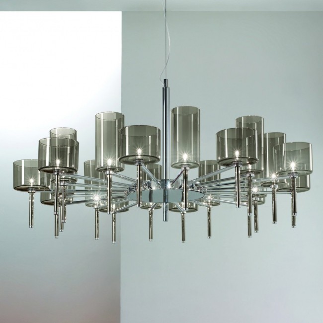 Люстры Axo Light Spillray SP SPIL 20 Grigio SPSPIL20GRCR12V Люстры Axo Light Spillray SP SPIL 20 Grigio SPSPIL20GRCR12V