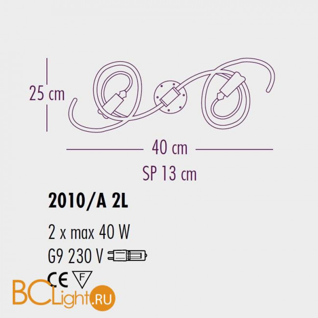 Настенно-потолочный светильник Bellart Chic 2010/A2L 19 Настенно-потолочный светильник Bellart Chic 2010/A2L 19
