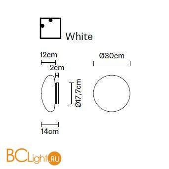 Настенно-потолочный светильник Fabbian Lumi F07 G53 01 Настенно-потолочный светильник Fabbian Lumi F07 G53 01