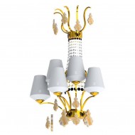 Бра Beby Group Charming beauty 0250A03 Gold White White gold leaf Бра Beby Group Charming beauty 0250A03 Gold White White gold leaf