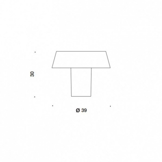 Настольный светильник Artemide Amami DX0110A00 Настольный светильник Artemide Amami DX0110A00