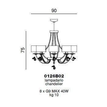 Люстра Beby Group Mon Tresor 0126B02 Light gold 1 SW Bronze Shade Люстра Beby Group Mon Tresor 0126B02 Light gold 1 SW Bronze Shade