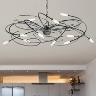 Люстра Masca Miss Irony 1681/12 Ardesia nichel / Glass 347 Люстра Masca Miss Irony 1681/12 Ardesia nichel / Glass 347