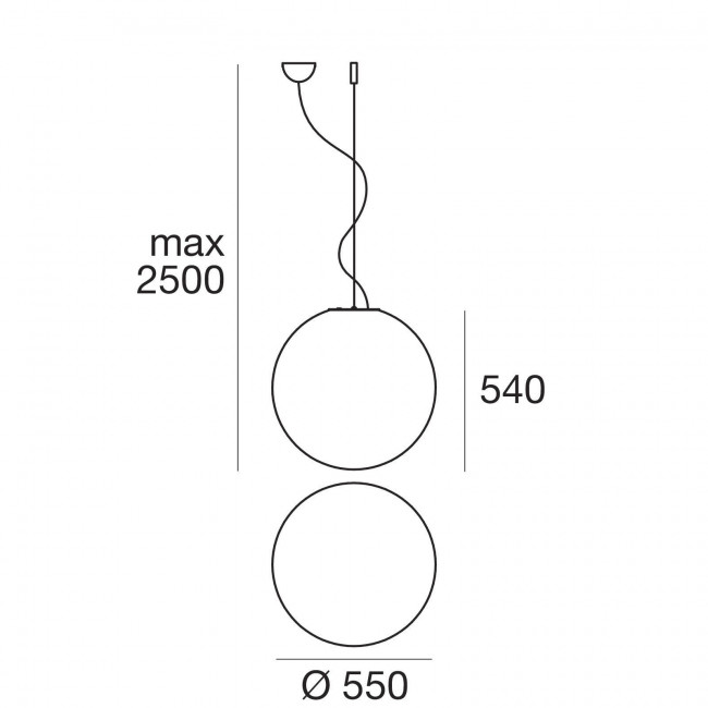 Подвесной светильник Linea Light Stardust 7892