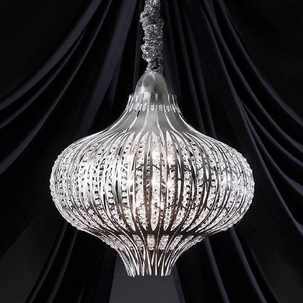 Подвесной светильник Masca Jasmine 1872/9 Nichel drop / Asfour Подвесной светильник Masca Jasmine 1872/9 Nichel drop / Asfour