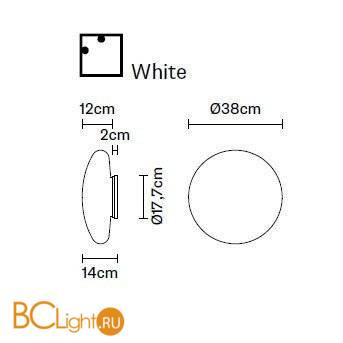 Настенно-потолочный светильник Fabbian Lumi F07 G55 01 Настенно-потолочный светильник Fabbian Lumi F07 G55 01
