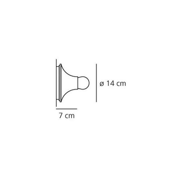 Настенно-потолочный светильник Artemide Teti Anthracite grey A048150