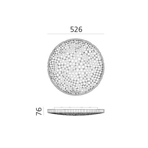 Потолочный светильник Artemide Calipso 0210010A Потолочный светильник Artemide Calipso 0210010A