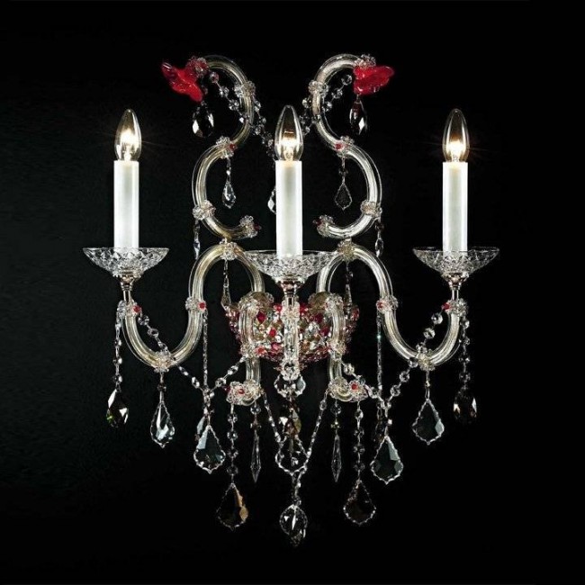 Бра Beby Queen of Roses 9000A01 Light gold Swarovski Plaque Бра Beby Queen of Roses 9000A01 Light gold Swarovski Plaque