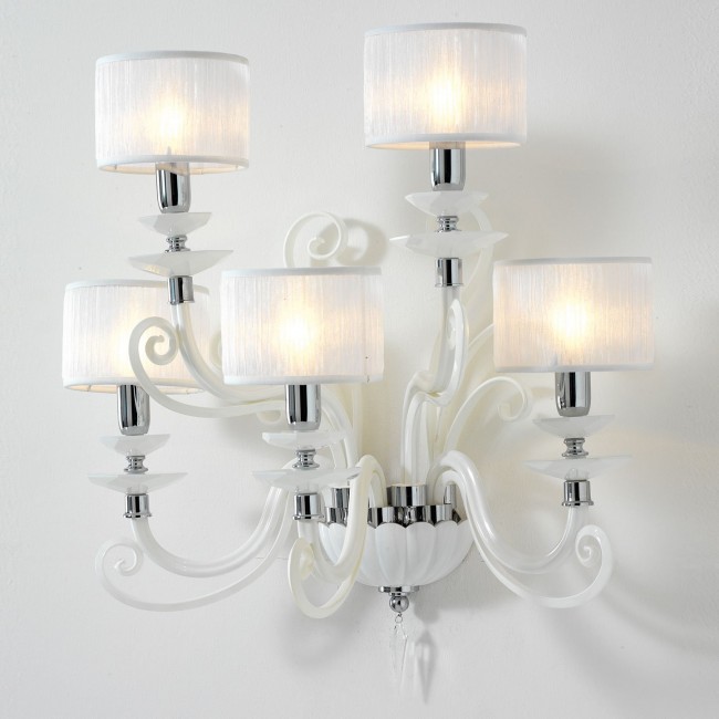 Бра Euroluce Alicante A5 silver White SHADE Бра Euroluce Alicante A5 silver White SHADE