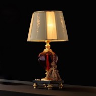 Настольная лампа Euroluce Orfeo LP1 gold Ruby Настольная лампа Euroluce Orfeo LP1 gold Ruby