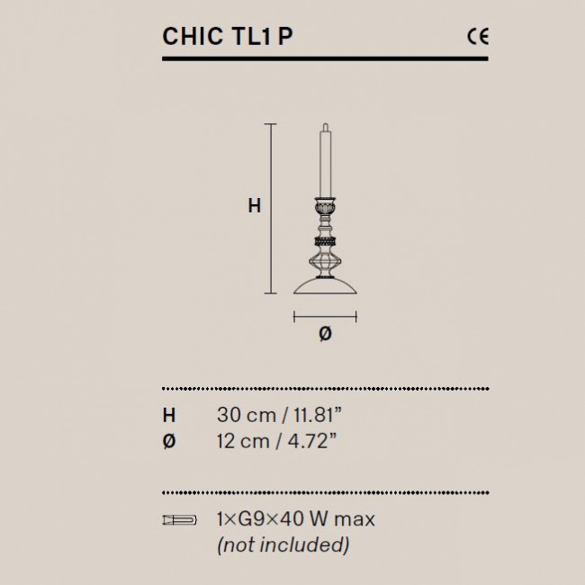 Настольная лампа Masiero Chic TL1P F01 Настольная лампа Masiero Chic TL1P F01