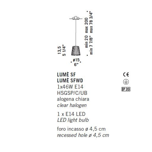 Встраиваемый светильник De Majo LUME SFWD 0LUME0S06 Встраиваемый светильник De Majo LUME SFWD 0LUME0S06