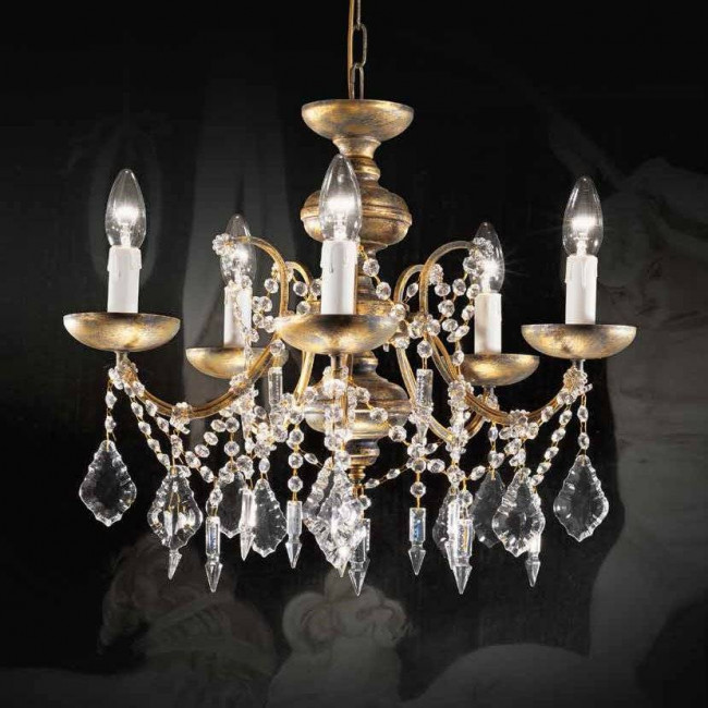 Люстра Beby Group Old style 3303/5 Ivory gold HALF CUT