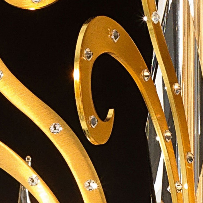 Люстра Euroluce Perseo L8 Gold Amber Люстра Euroluce Perseo L8 Gold Amber