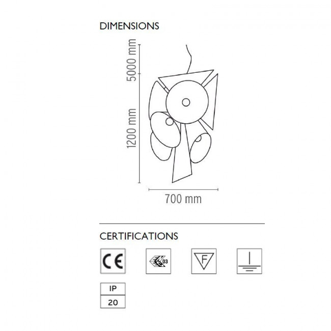 Подвесной светильник Flos Nebula F4550009 Подвесной светильник Flos Nebula F4550009