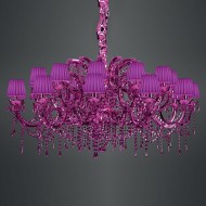Люстра Masiero Maria Teresa VE 980/24 CG purple