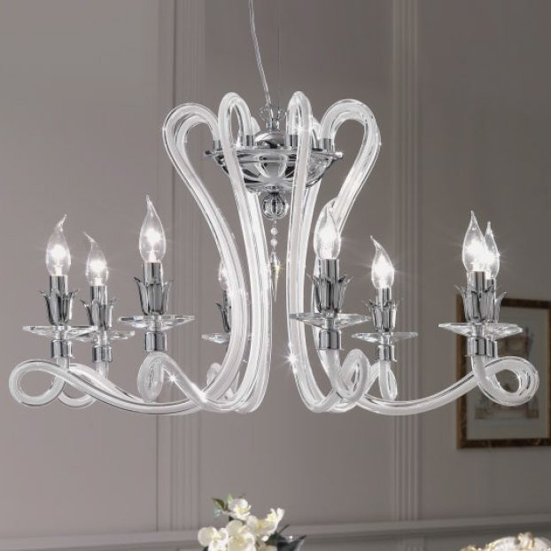 Люстра Renzo Del Ventisette L 14305/8 DEC. CROMO Люстра Renzo Del Ventisette L 14305/8 DEC. CROMO