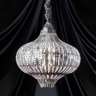 Подвесной светильник Masca Jasmine 1872/9 Nichel drop / Swarovski Подвесной светильник Masca Jasmine 1872/9 Nichel drop / Swarovski