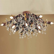 Потолочная люстра Passeri International Cristallo PL 5830/12 Dec. 038 + 01 Потолочная люстра Passeri International Cristallo PL 5830/12 Dec. 038 + 01