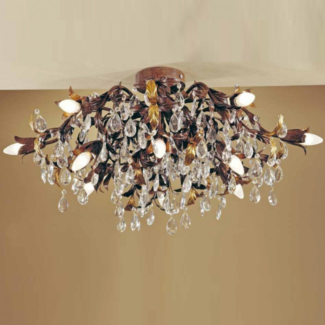 Потолочная люстра Passeri International Cristallo PL 5830/12 Dec. 038 + 01 Потолочная люстра Passeri International Cristallo PL 5830/12 Dec. 038 + 01