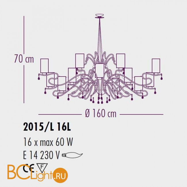 Люстра Bellart Delhia 2015/L16L 10/P06 Люстра Bellart Delhia 2015/L16L 10/P06